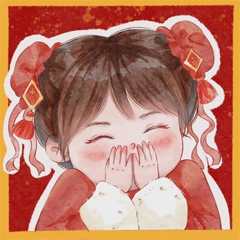 古风头像女生喜庆一点