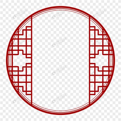 圆的古风头像框图片女生