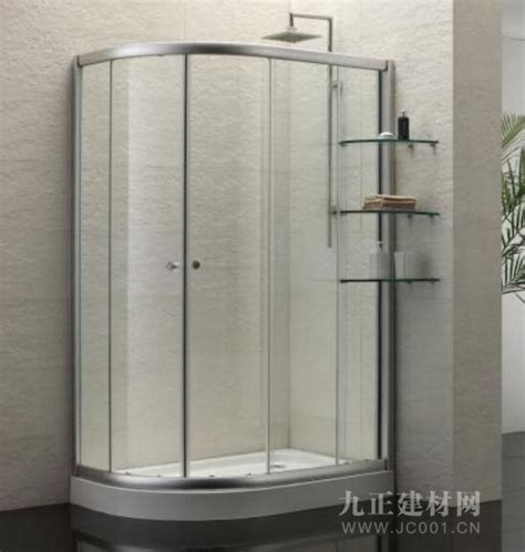 佛山卫浴 全弧型简易淋浴房 铝合金淋浴屏 钢化玻璃淋浴门 - 凯迪斯洁具 - 九正建材网