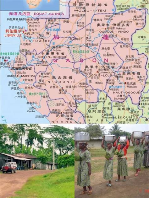 加蓬地图图片