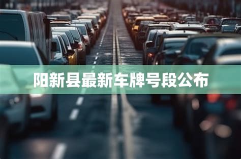阳新县最新车牌号段公布_大众车牌网