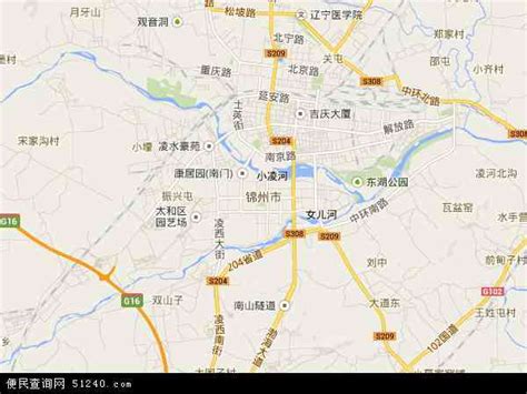 锦州街道地图高清版,锦州市版大图,锦州市内版_大山谷图库