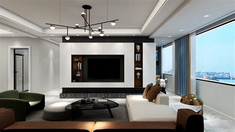 六盘水101-200平米现代风格九龙城室内装修设计案例-名匠装饰官网