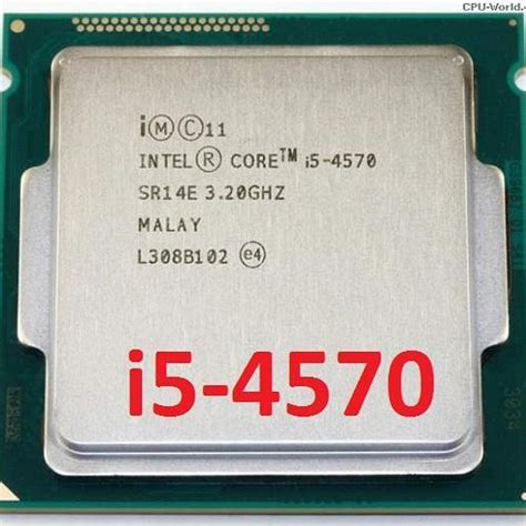 CPU Intel Core i5 4570 Socket 1150 (3.60GHz, 6M, 4 Cores 4 Threads ...