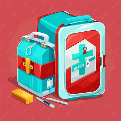 Premium Vector | First aid kit vector on a white background