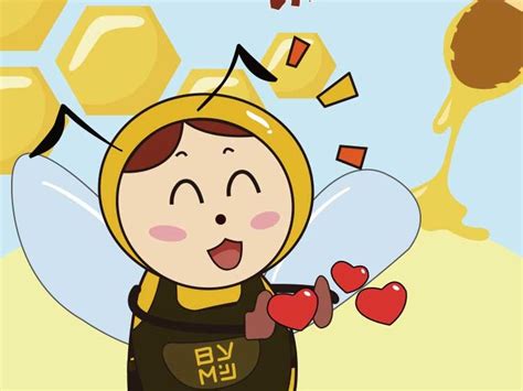 一个蜂匠-蜂蜜包装插画设计_月亮岛季风-站酷ZCOOL