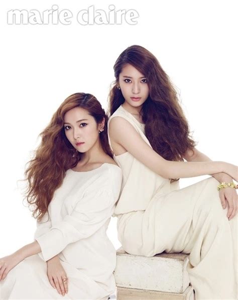 少女时代Jessica与f(x) Krystal 登上Marie Claire杂志封面（8张） : KpopStarz娱乐