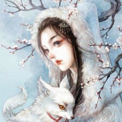 高冷九尾狐头像古风女生