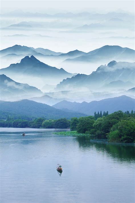 唯美梦幻意境山水风景景区旅游背景背景图片下载_7087x10630像素JPG格式_编号vwkf72dov_图精灵