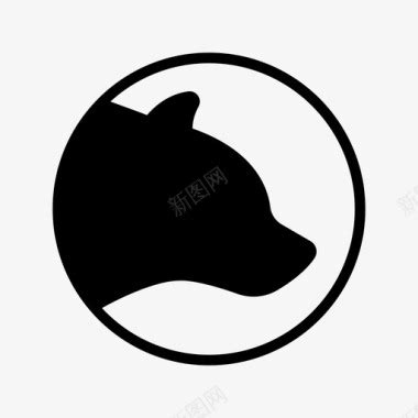 小灰熊头像图片