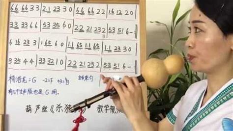 葫芦丝指法表 葫芦丝入门教学视频葫芦丝基础教程 清晰