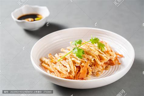 芥末鱿鱼丝,中国菜系,食品餐饮,摄影素材,汇图网www.huitu.com
