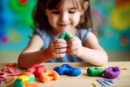 小孩玩的橡皮泥玩具高清图片下载-正版图片501210593-摄图网