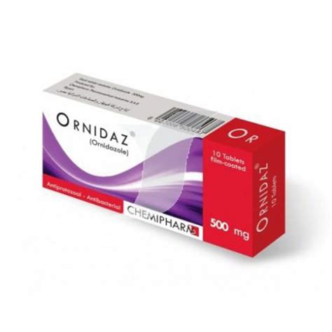 ORNIDAZOLE 500 MG + OFLOXACIN 200 MG Tablets Zivon Lifecare