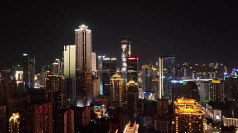 4k重庆渝中区夜景航拍mov格式视频下载_正版视频编号3619945-摄图网