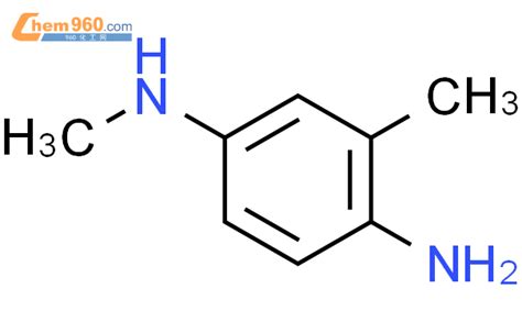 37966-54-4,1,4-Benzenediamine, N4,2-dimethyl-化学式、结构式、分子式、mol – 960化工网