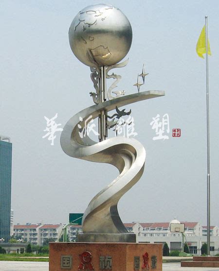 不锈钢创意雕塑-不锈钢雕塑工程实例-曲阳县艺谷园林雕塑有限公司