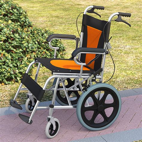 轮子全躺椅带坐便老年代步手推车老人残疾人瘫痪病人护理轮椅折叠_虎窝淘
