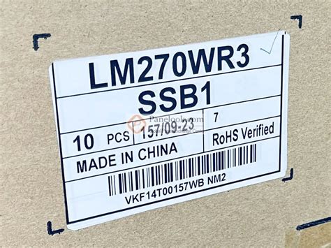 LM270WR3-SSB1 LG Display 27" IPS 液晶模组 3840×2160 400nits WLED eDP 30pins ...