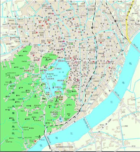 杭州旅游地图_杭州地图全图高清版-云景点