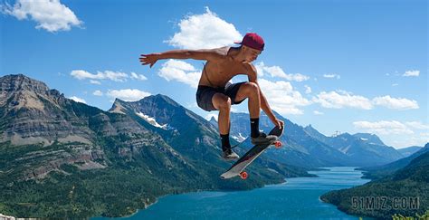 滑板极限运动跳跃励志图片免费下载 - 觅知网
