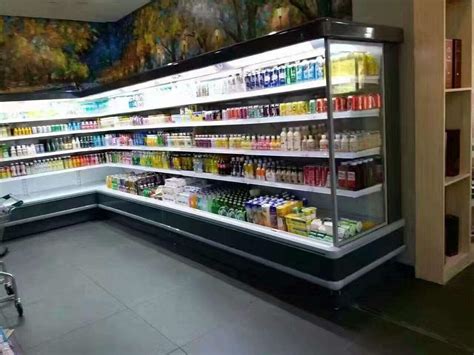 二商福岛 平式陈列柜 超市冷柜 展示柜 鲜肉柜 制冷设备-阿里巴巴