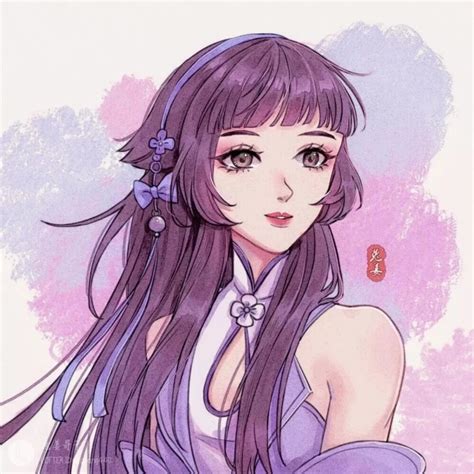昭君的古风头像女生动漫