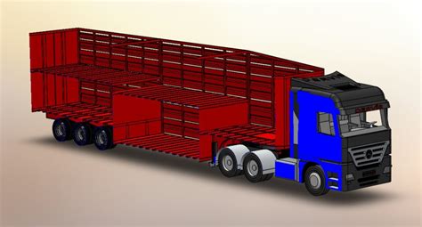 H95-0726美国重卡擎天柱卡车汽车3dmax模型下载 (7)3d模型下载-【集简空间】「每日更新」