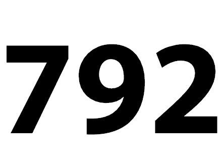 792 — семьсот девяносто два. натуральное четное число. в ряду ...