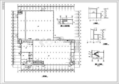 宿迁市某工厂1.5平米2层全钢结构生产车间建筑设计CAD图纸_工业建筑_土木在线