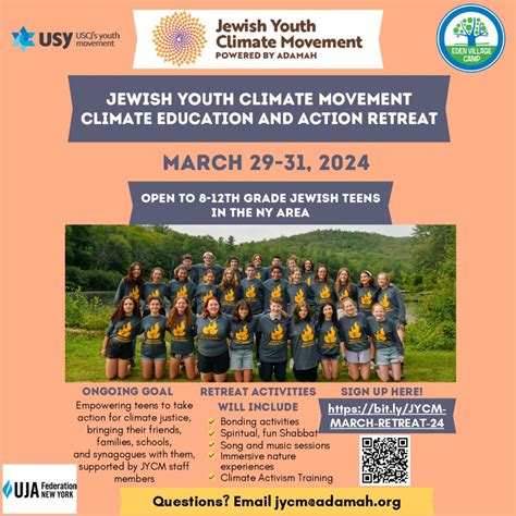 JYCM Climate Education and Action Retreat | Adamah