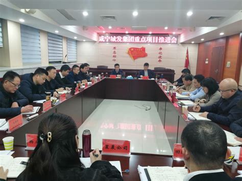 咸宁城发集团组织召开重点项目推进会-咸宁城市发展（集团）有限责任公司
