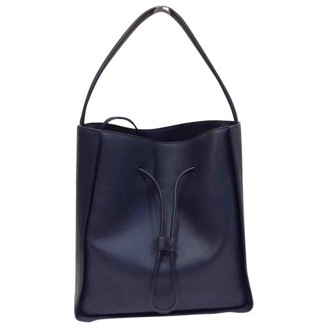 Leather handbag 3.1 Phillip Lim Navy in Leather - 8765420