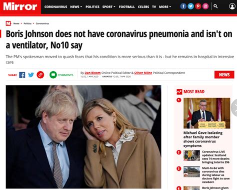 快讯！英国首相府发言人：约翰逊出院前新冠病毒检测呈阴性