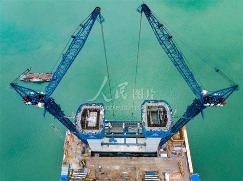 广西藤县：浔江特大桥建设稳步推进-人民图片网