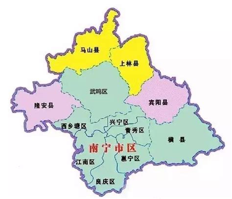 广西南宁良庆区地图全图高清版- 南宁本地宝