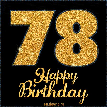 Happy 78th Birthday Images - Printable Template Calendar