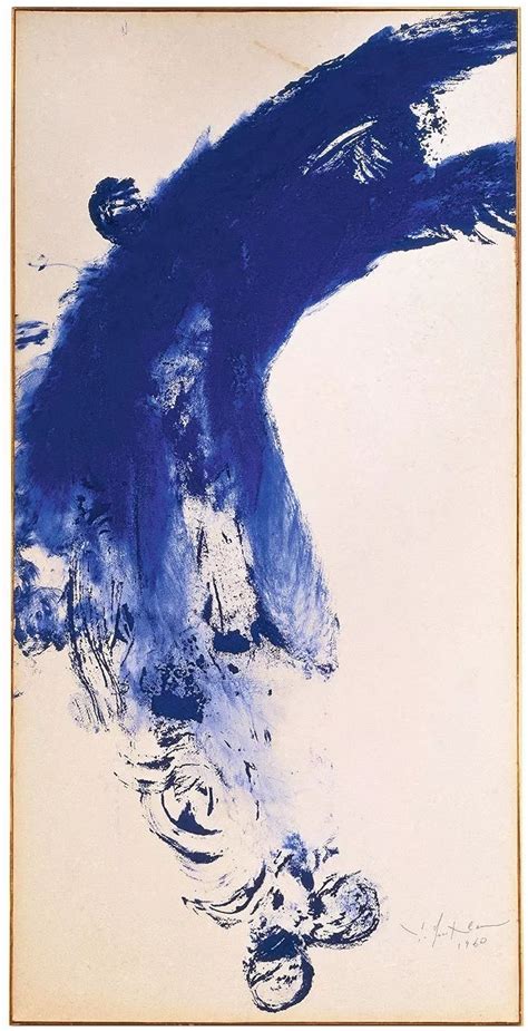 无题单色画(M19)伊夫&#183;克莱因1955年图片