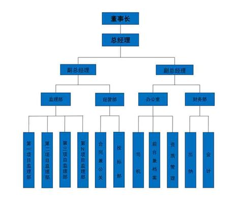 公司管理架构图图片