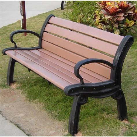 厂家公园椅现货批发户外公共椅 广场社区休闲座椅 塑木座椅-阿里巴巴