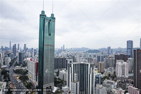 深圳福田区中心商务区繁华夜景,城镇风貌,建筑摄影,摄影素材,汇图网www.huitu.com