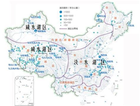 中国湖泊地图图片