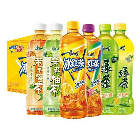 康师傅茶饮料500ml*15整箱夏季解渴饮品日期新鲜专供出口 外贸-阿里巴巴