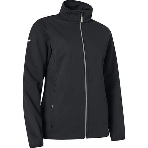 Lytham softshell jacket - black | | Golf clothing | Abacus Spo