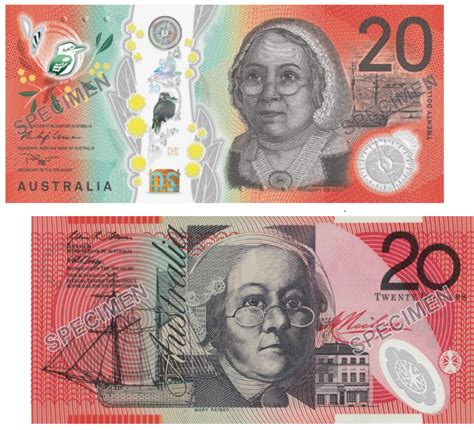 Coins Australia - 2019澳大利亚新版旧版20澳元双钞纪念册