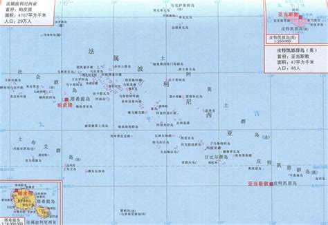 波利尼西亚地图图片