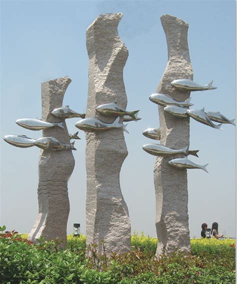 安徽芜湖滨江花园-雕塑景观工程