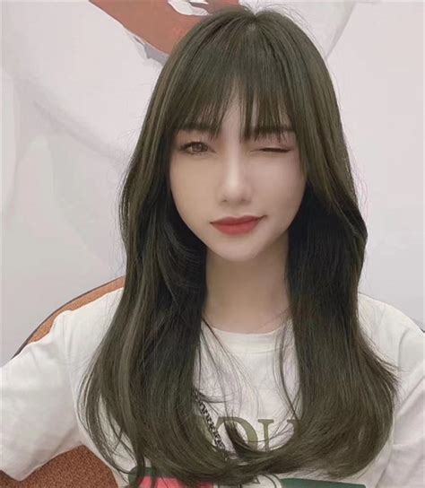 抹茶绿女图片