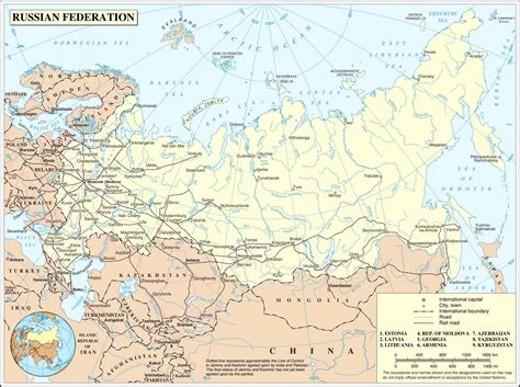 俄罗斯地图_俄罗斯地图中文版_俄罗斯地图高清全图