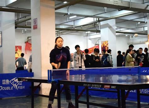 安徽大学学生乒乓球男女单打比赛中我院选手表现优异